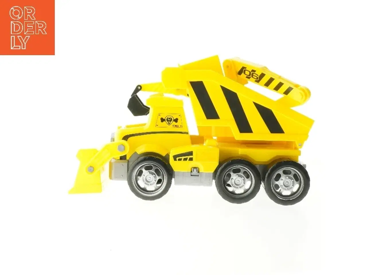 Billede 2 - Paw Patrol stor gul legetøjs gravemaskine (str. 38 cm)