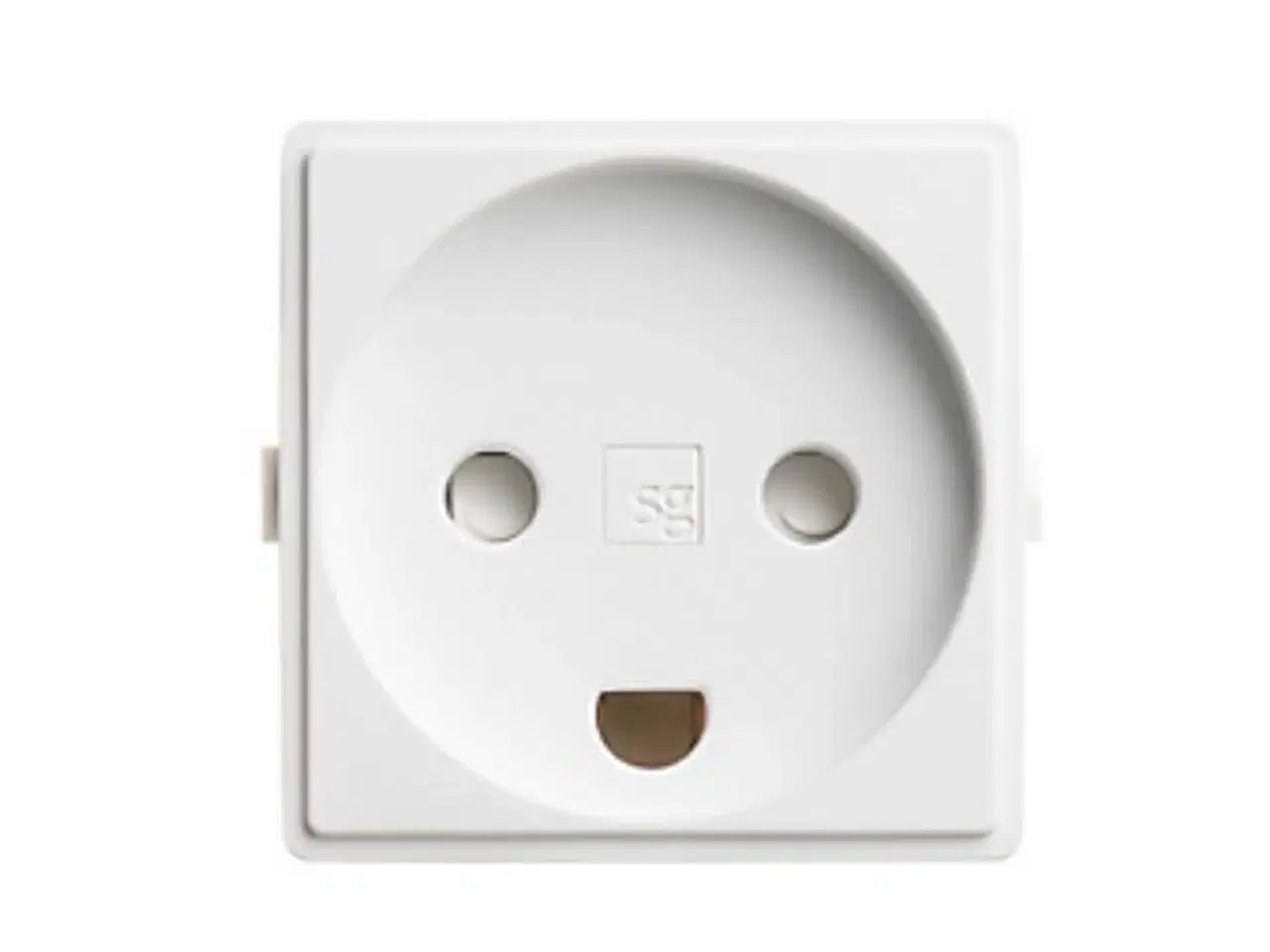 Billede 1 - 20 helt nye hvide SG stikkontakter i modul sælges