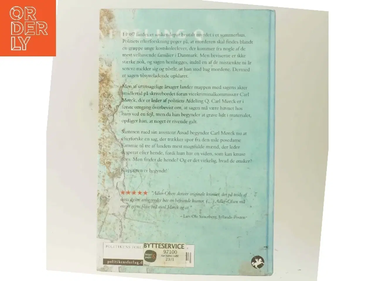 Billede 2 - Fasandræberne af Jussi Adler-Olsen (Bog) fra Politikens Forlag