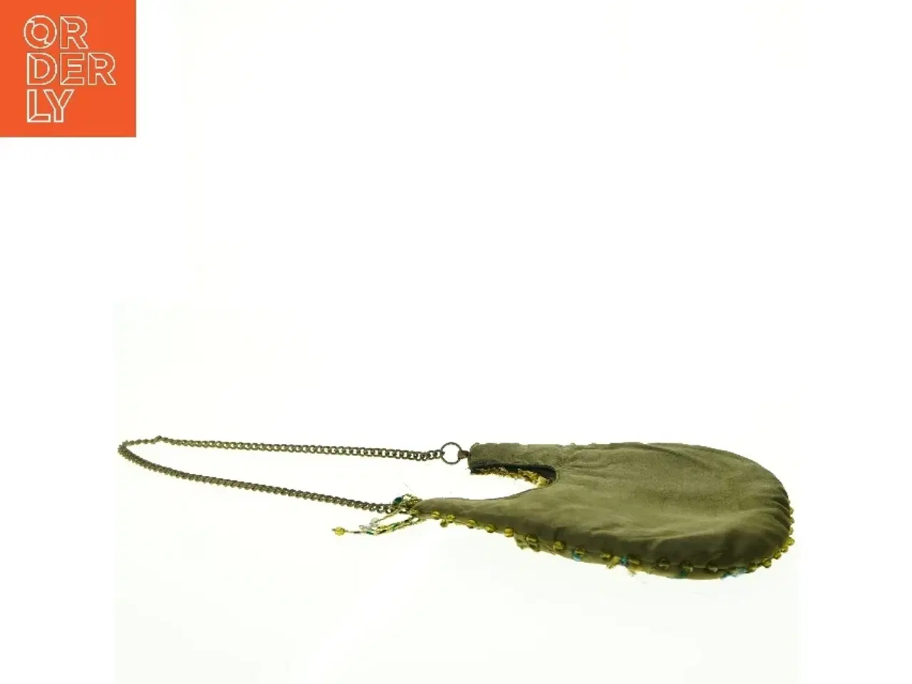 Billede 3 - Broderet aftenstaske med kæde (str. 24 x. 25 cm)