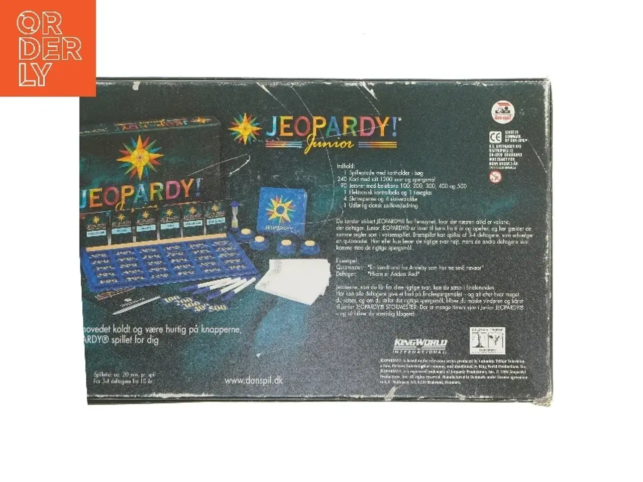 Billede 3 - Jeopardy Junior brætspil fra Dan Spil (str. 43x26 cm)
