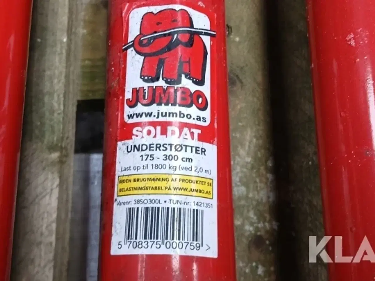 Billede 3 - Understøtter/Soldater Jumbo  10 styk