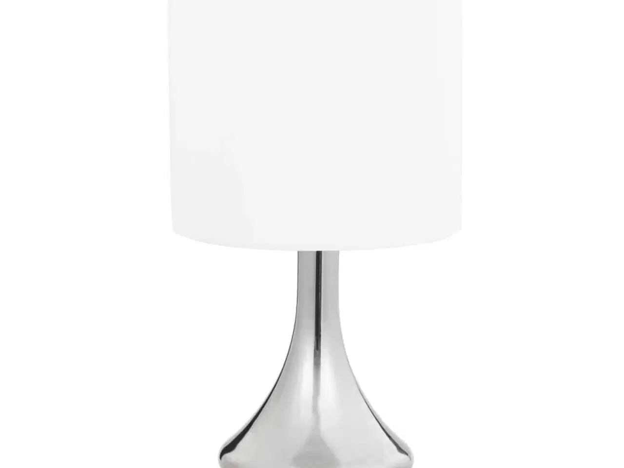 Billede 3 - Bordlamper 2 stk. touch-knap E14 hvid