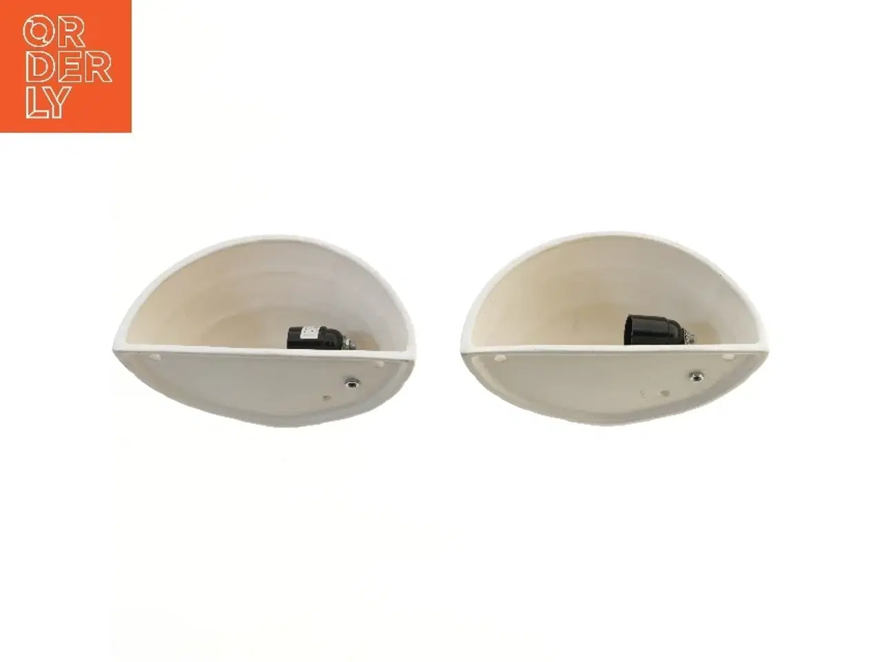 Billede 2 - Væglamper i hvid (str. 30x14,5x15 cm)