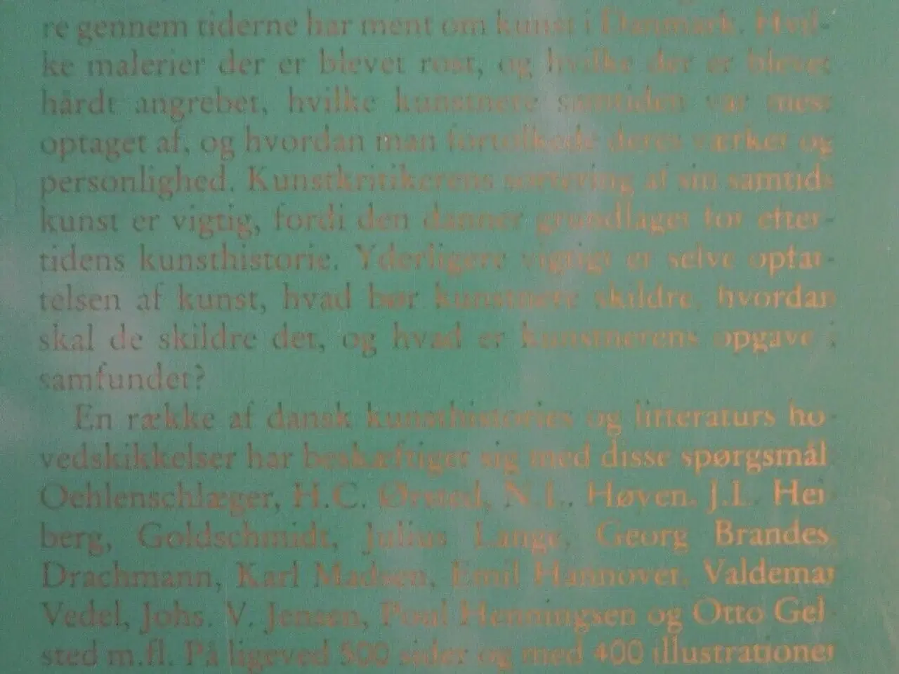 Billede 4 - kunstkritikkens og kunstopfattelsens historie i da
