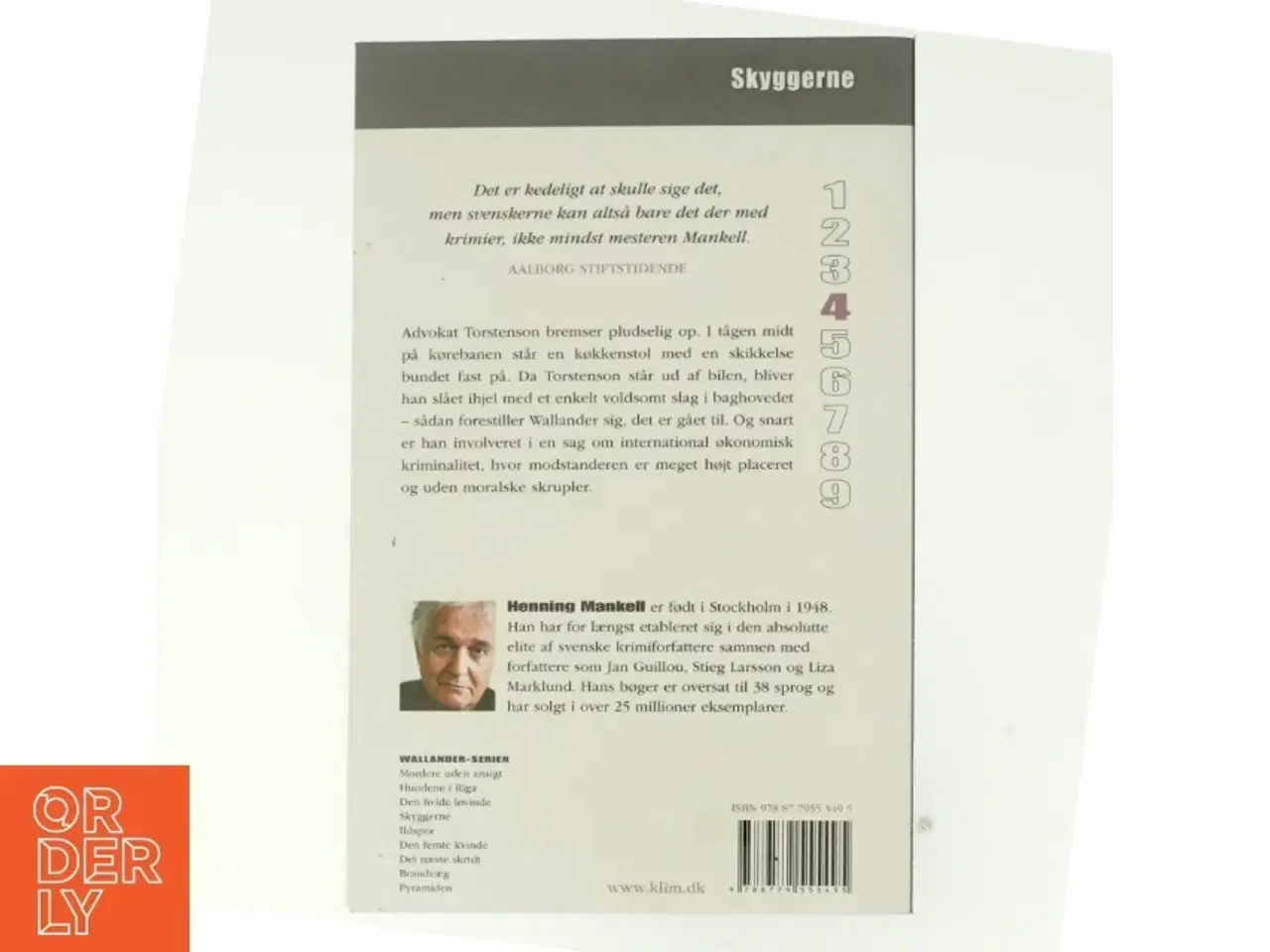 Billede 3 - Skyggerne af Henning Mankell (Bog)