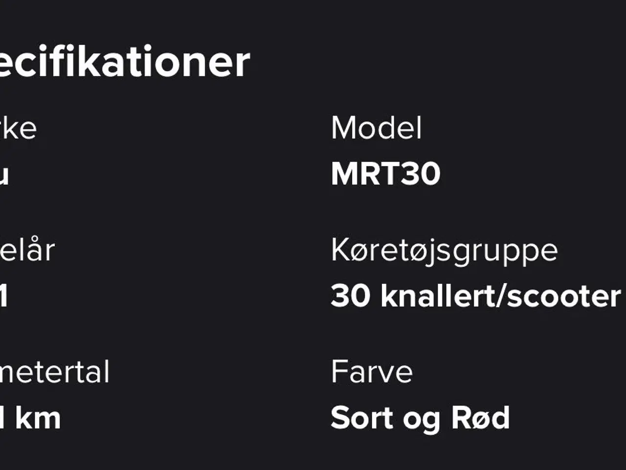 Billede 6 - Rieju MRT30 2021, 3131 km, 23.000kr