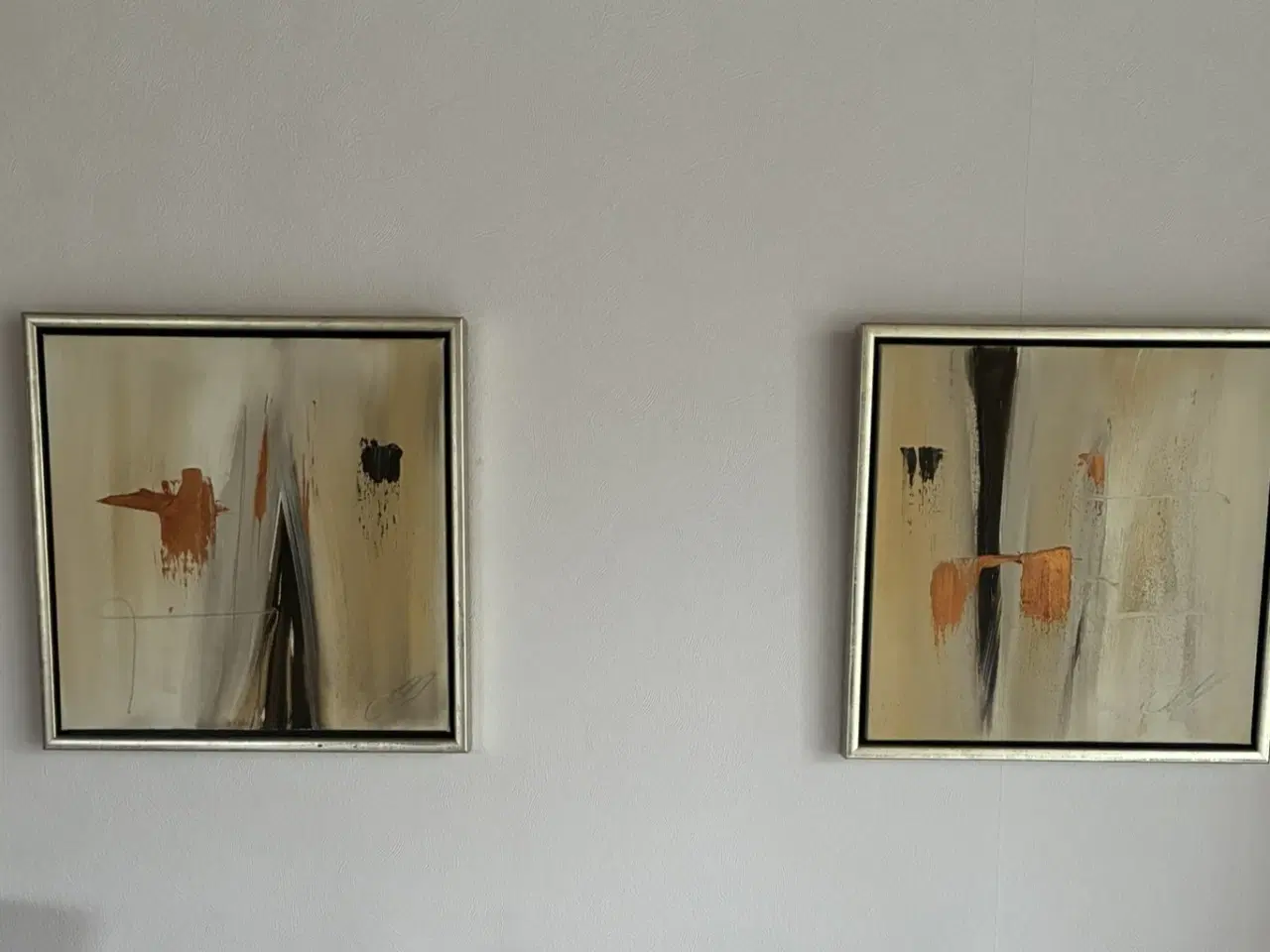 Billede 2 - Malerier på 35X35 cm