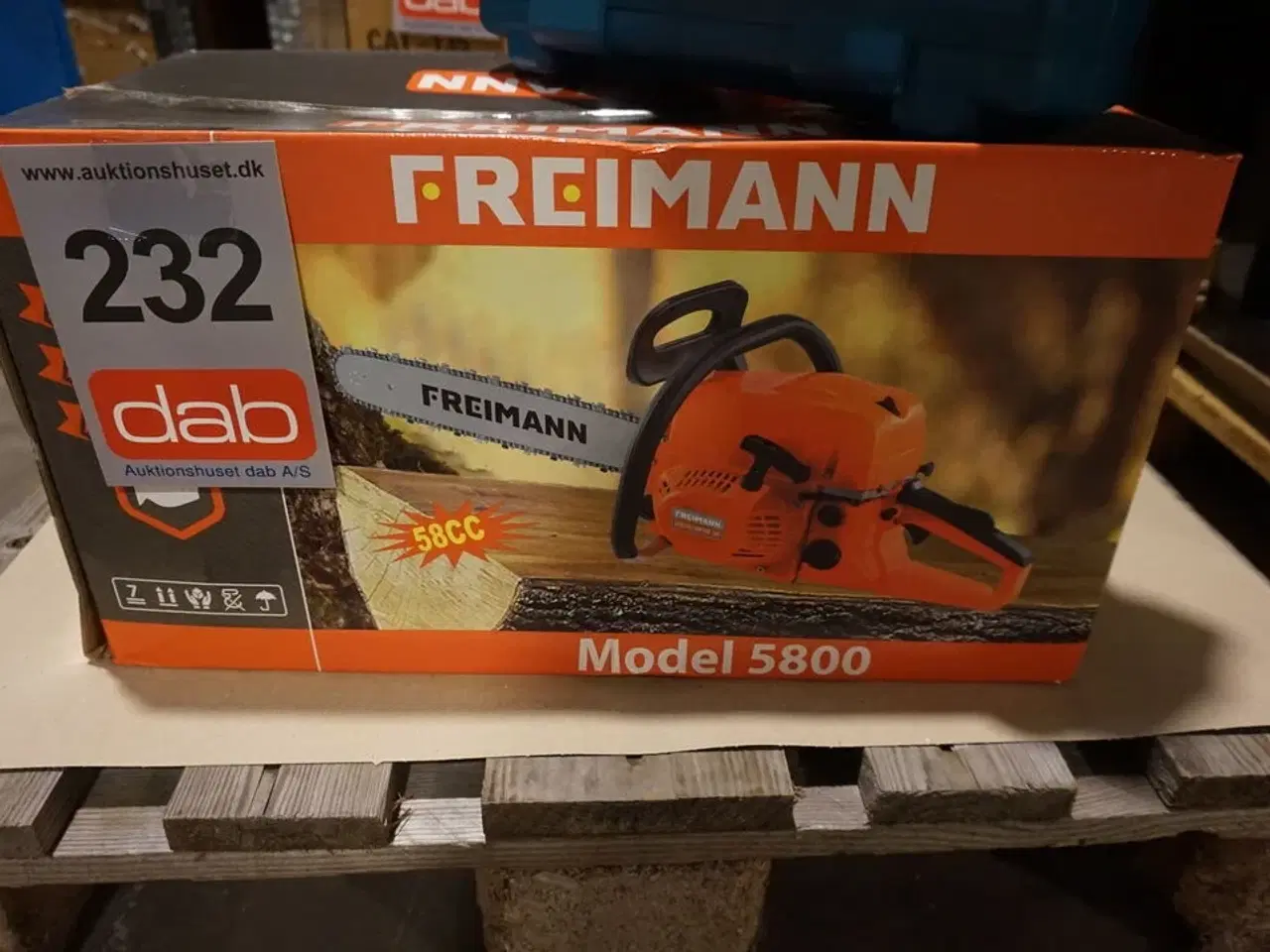 Billede 3 - Freimann benzin kædesav 5800 58cc 20" sværd