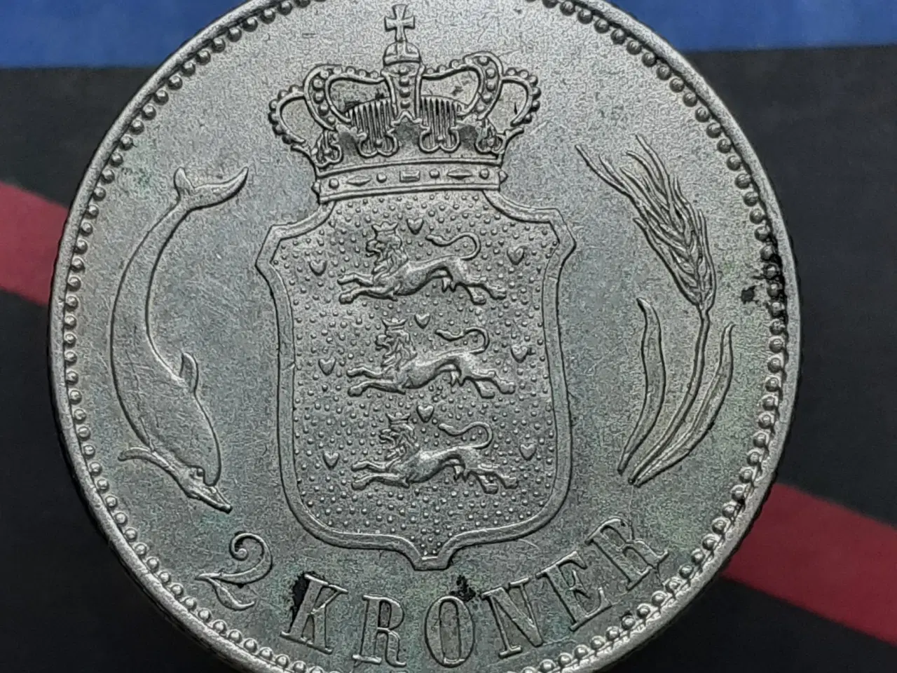 Billede 2 - 2 kr 1916 sølv