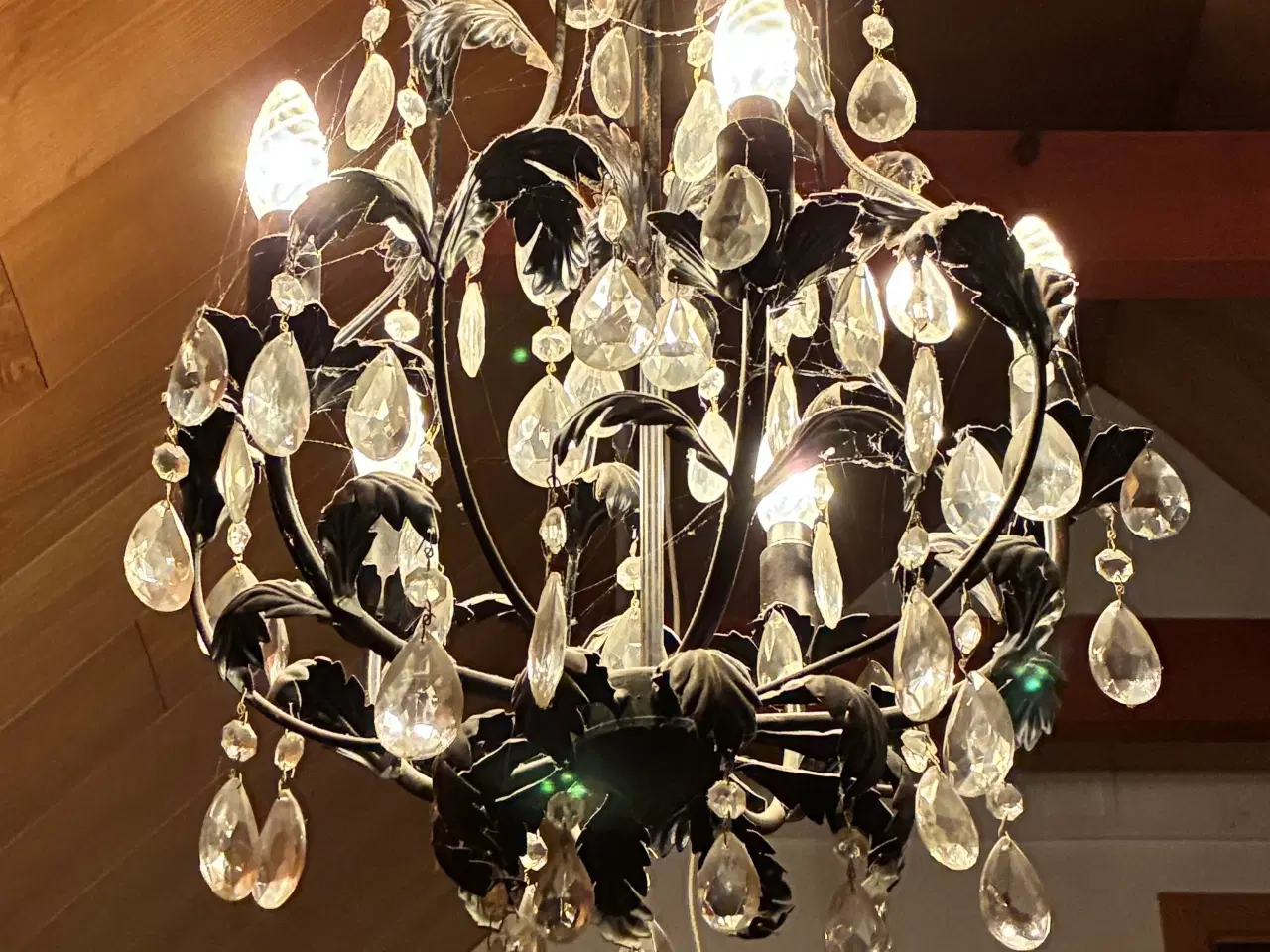 Billede 4 - 2 lysekroner - købt hos fransk antiksamler