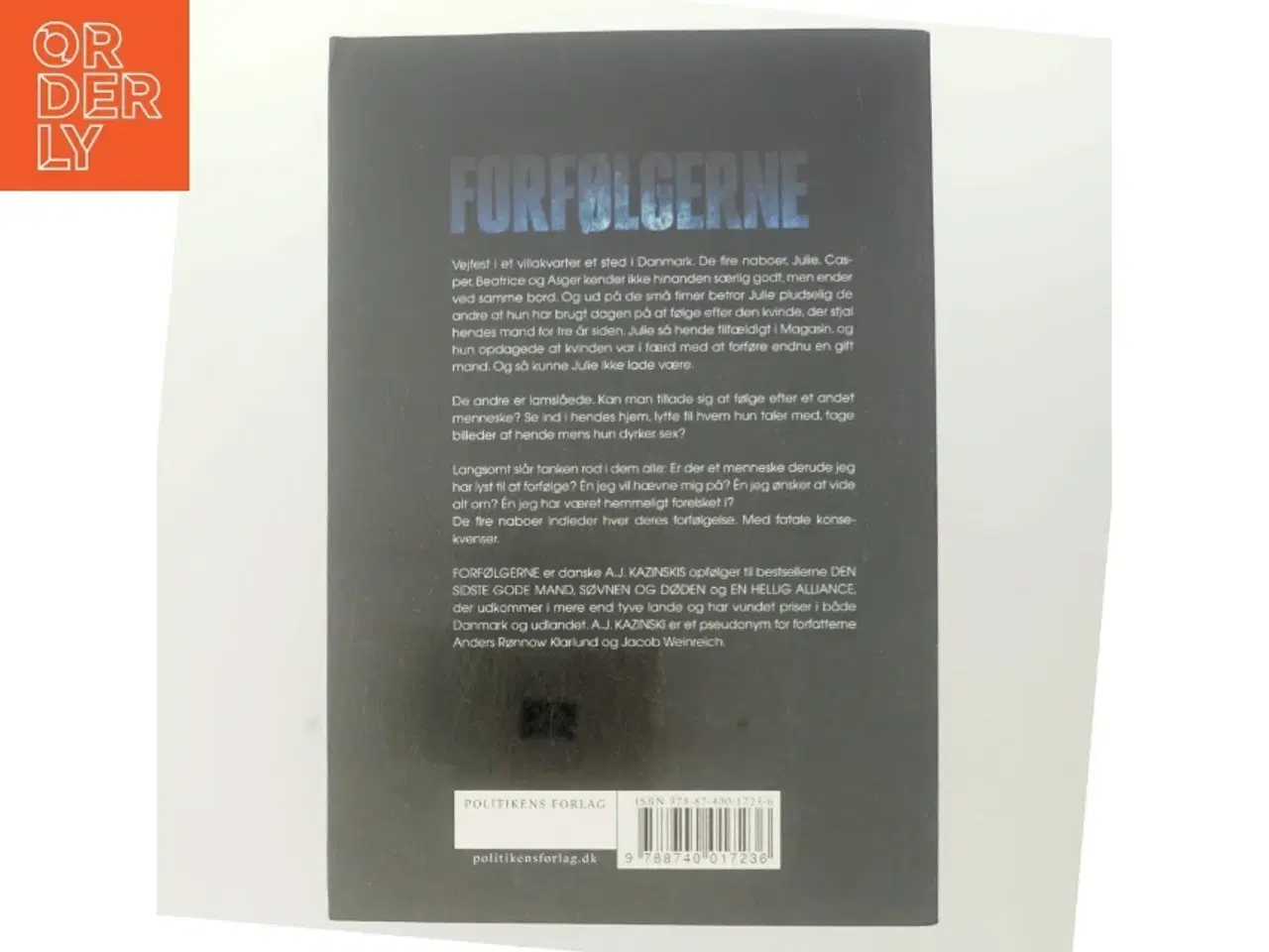 Billede 3 - Forfølgerne af A.J. Kazinski (Bog) fra Politikens Forlag
