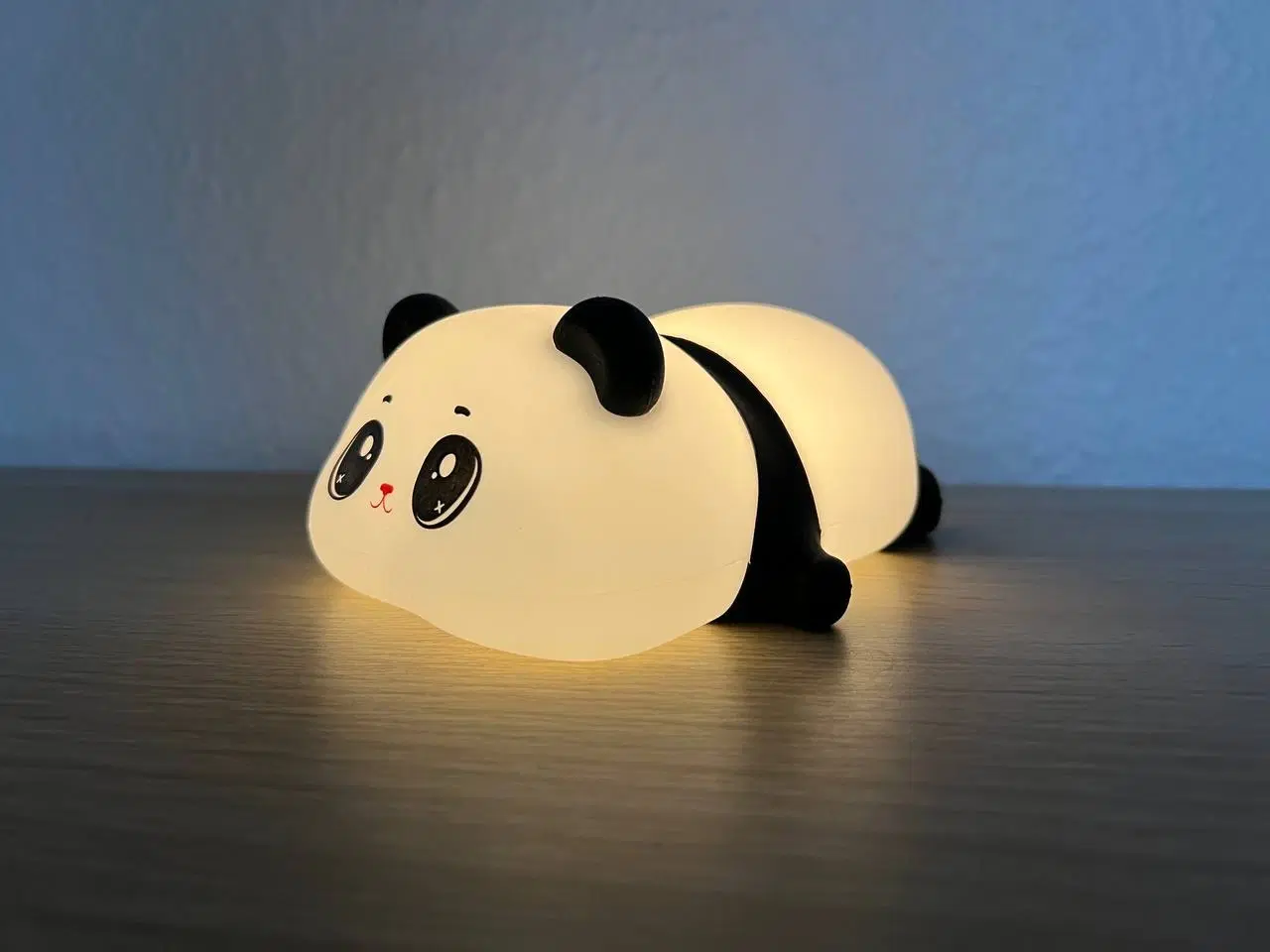 Billede 1 - Sød Panda Natlampe – LED med farveskift!