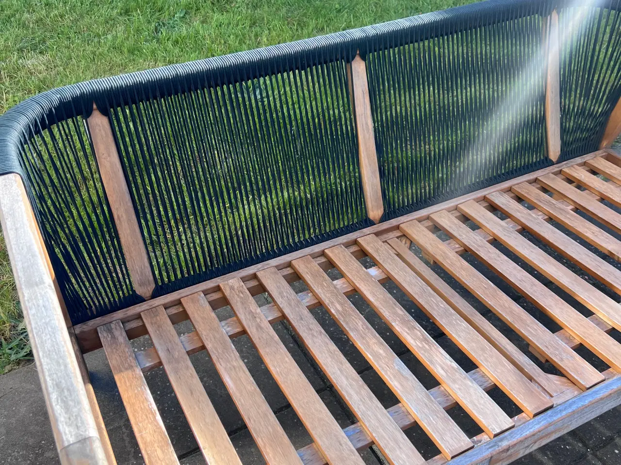 Billede 5 - Havemøbler i træ. 2 personers Sofa + lounge stol