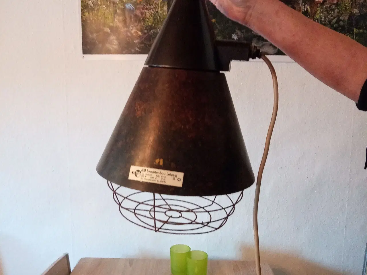 Billede 5 - Utrolig flot bakelit lampe fra Det gamle DDR