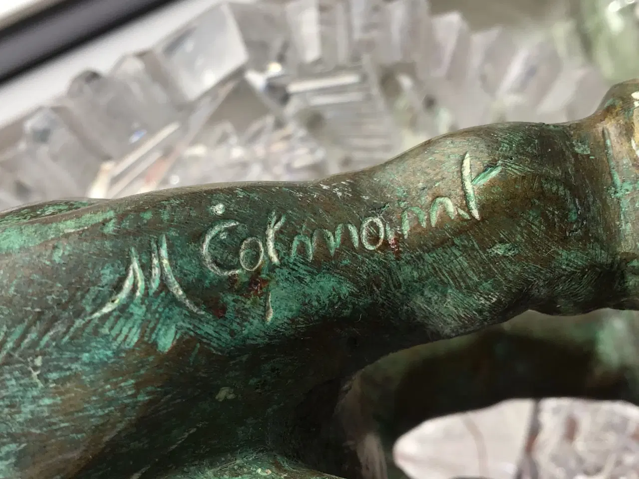 Billede 4 - Elefant bronzefigur 
