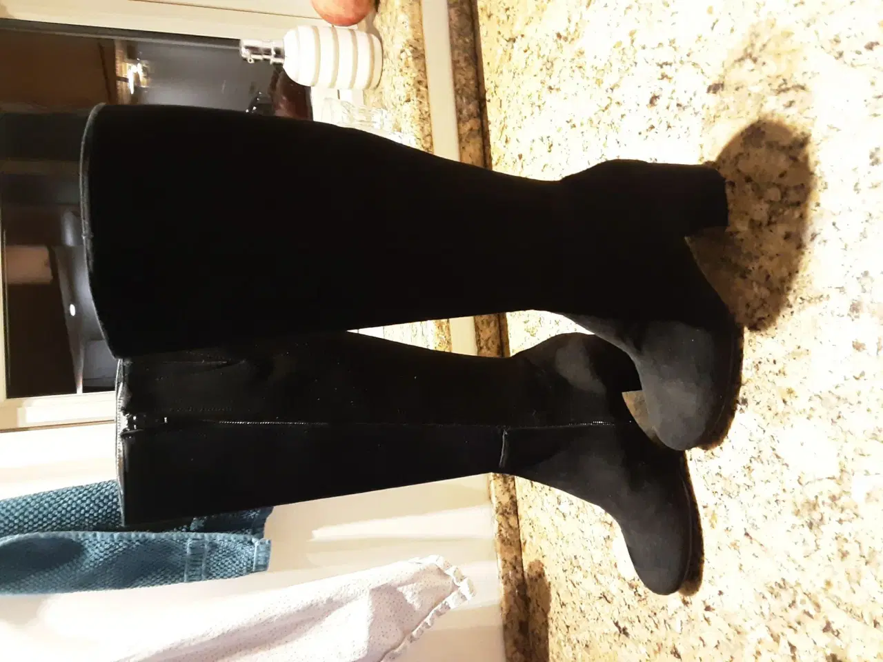Billede 5 - Helt nye sorte Billi Bi  ruskindsstøvler