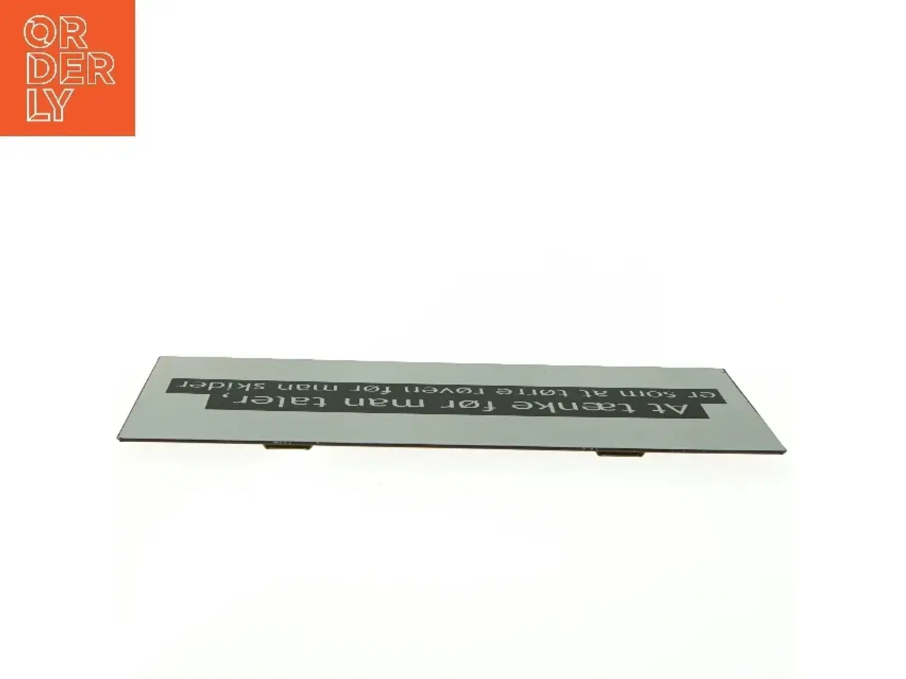 Billede 4 - Metalskilt med citat (str. 30,5 x. 13 cm)