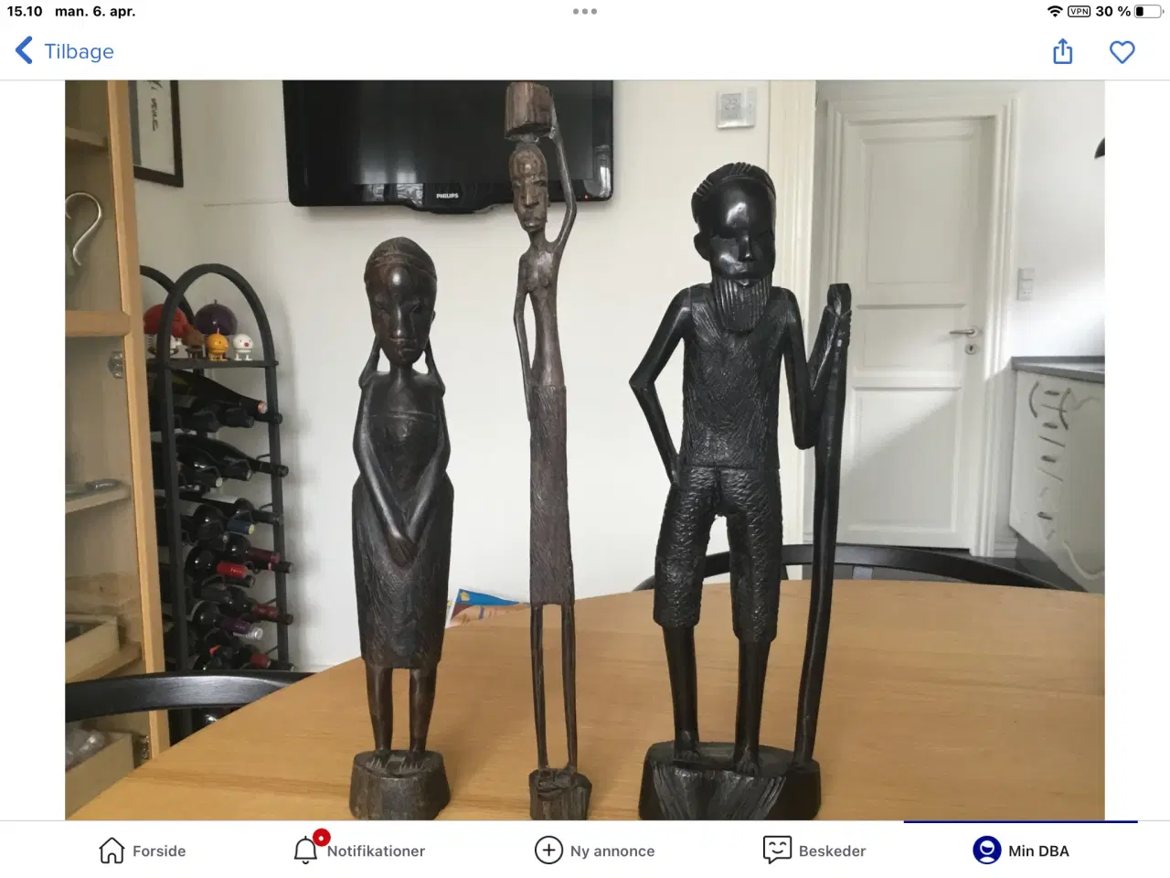 Billede 1 - Afrikansk figur