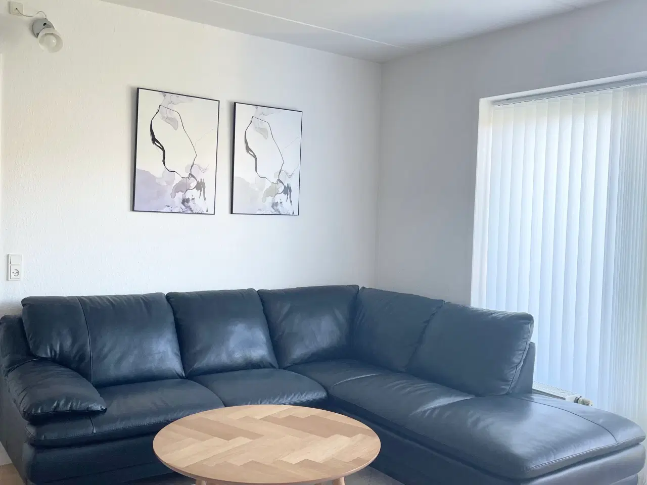 Billede 3 - Sofa i sort læder fra ILVA