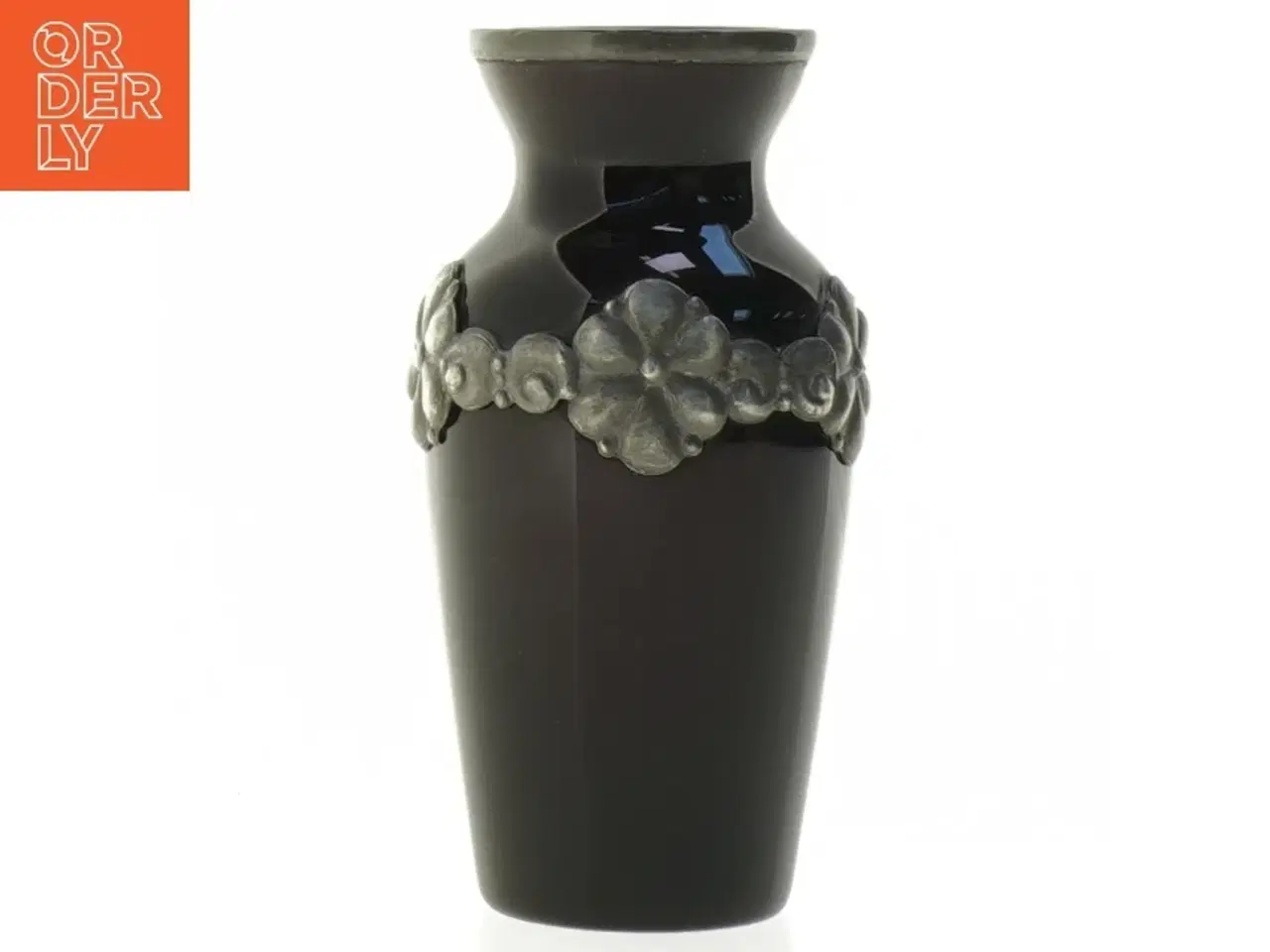 Billede 1 - Antik Holmegaard Dekorativ vase (str. 15 x ø 8 cm)