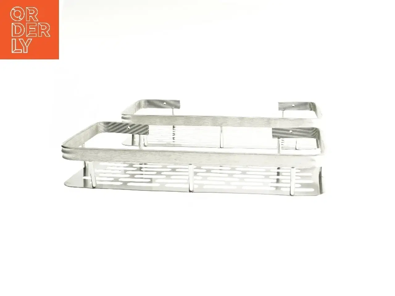 Billede 2 - Rustfrit stål hylde (str. 5x13x30 cm)