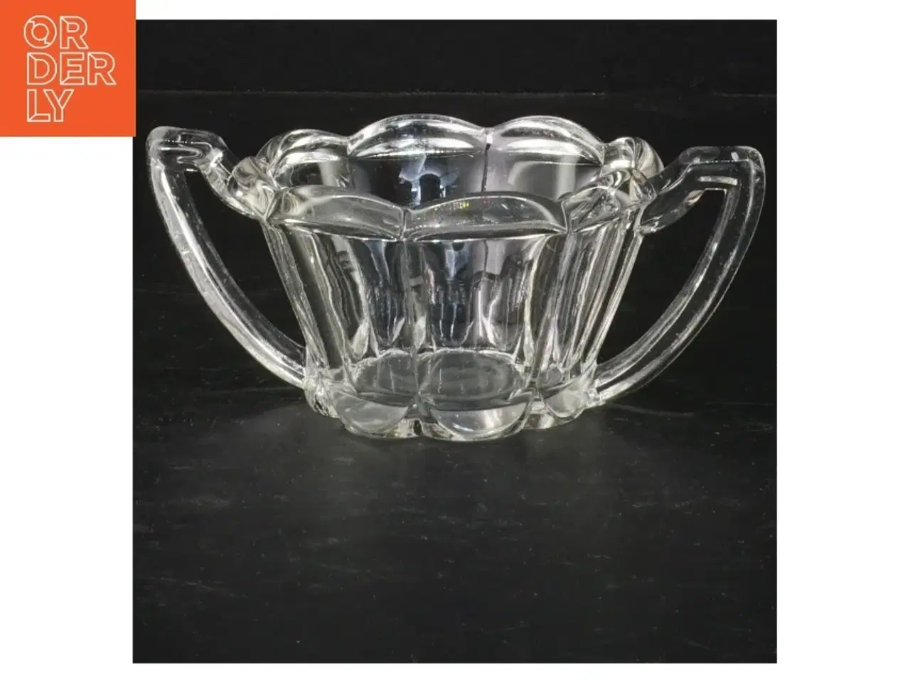 Billede 1 - Glasskål med håndtag (str. 15x6 cm)