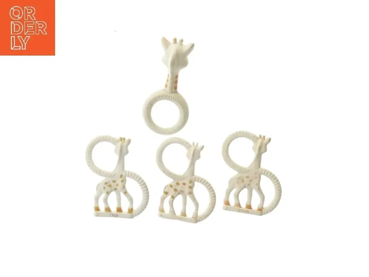 Billede 2 - Bideringe med giraffen Sophie (str. 11,5 cm)