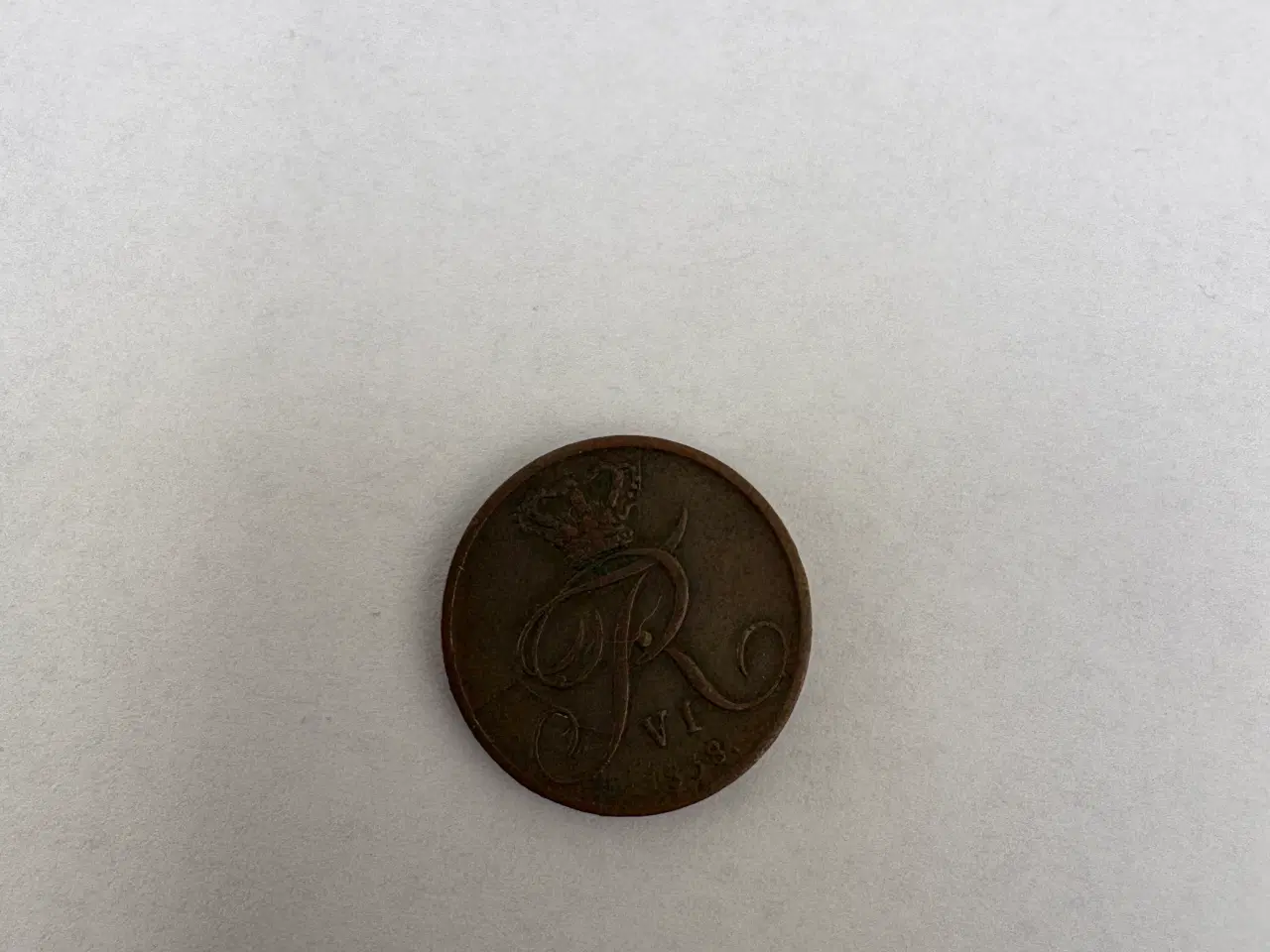 Billede 2 - 1838 Frederik VI 1/2 skilling