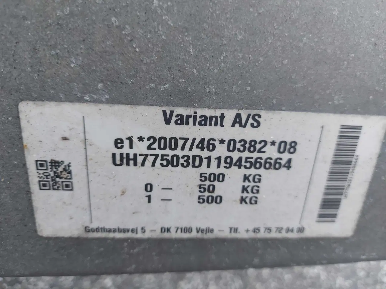 Billede 2 - Variant trailer står i Vodskov 