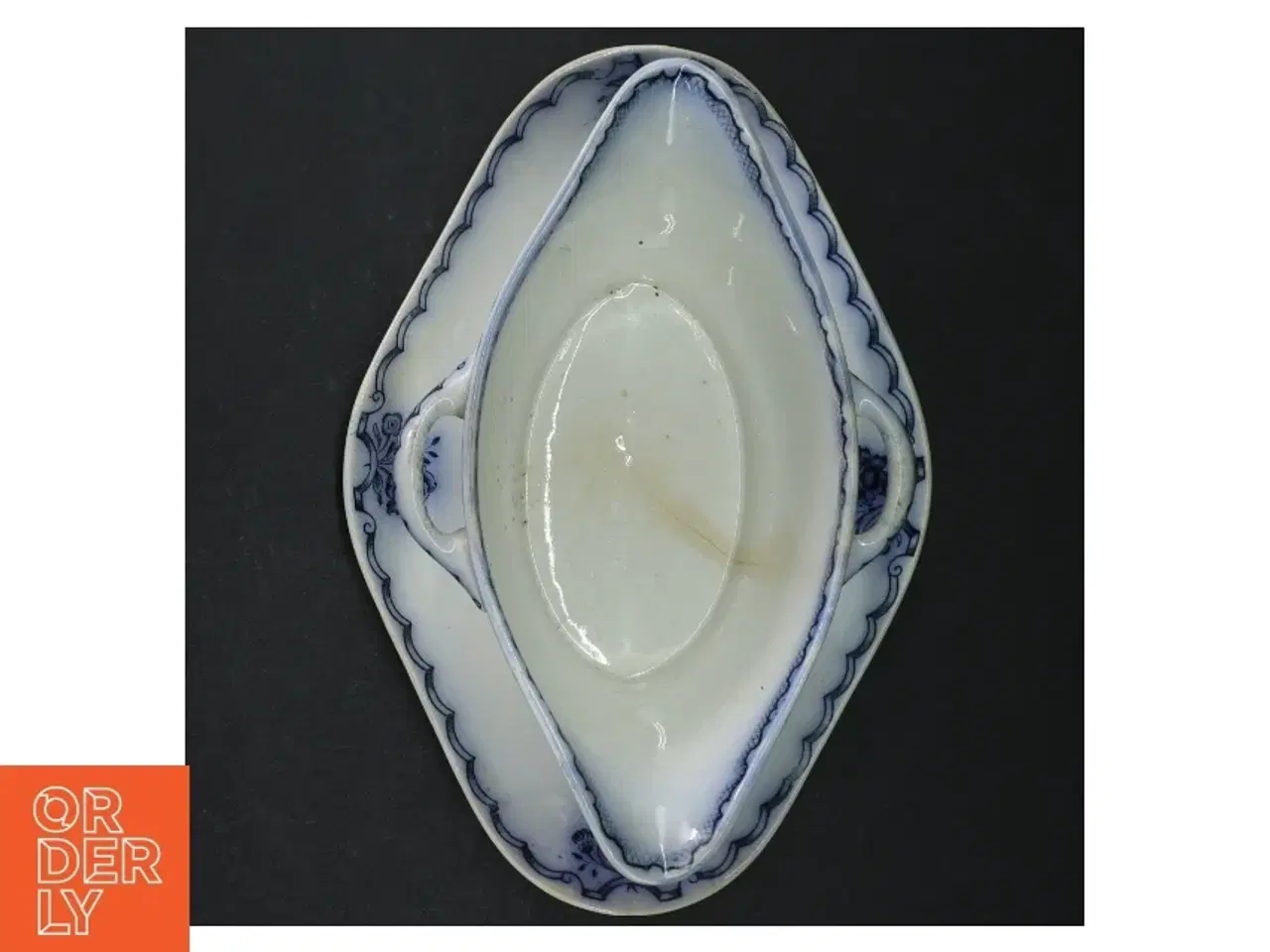 Billede 2 - Porcelæns sauce skål fra Gustavsberg (str. 24 x. 16 cm)