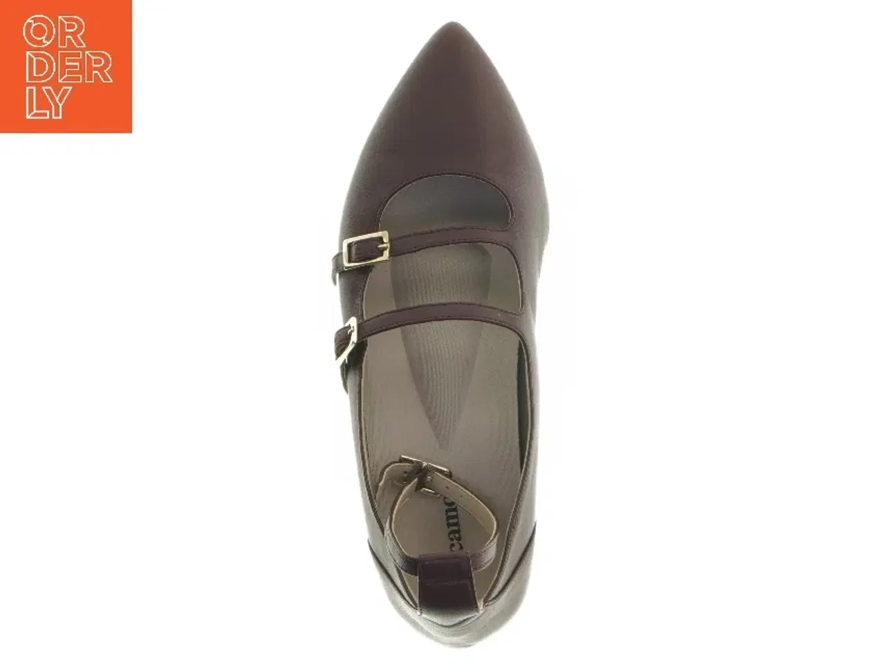 Billede 4 - Roccamore, Dea Burgundy, bordeaux ballerina med dobbeltrem (str. 36 )