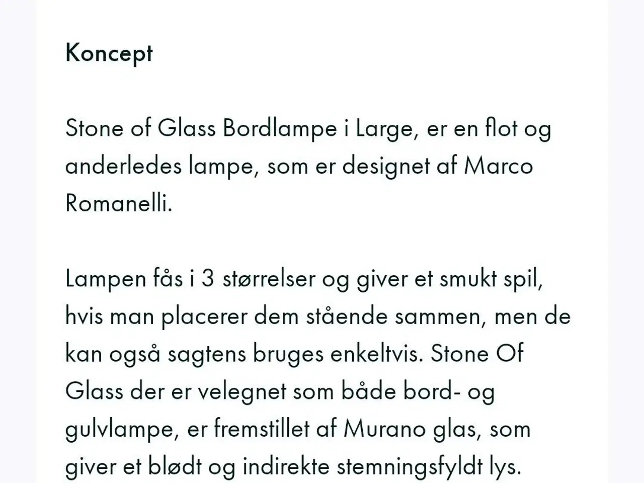 Billede 6 - 2 Oluce design lamper "Stone og glass" 