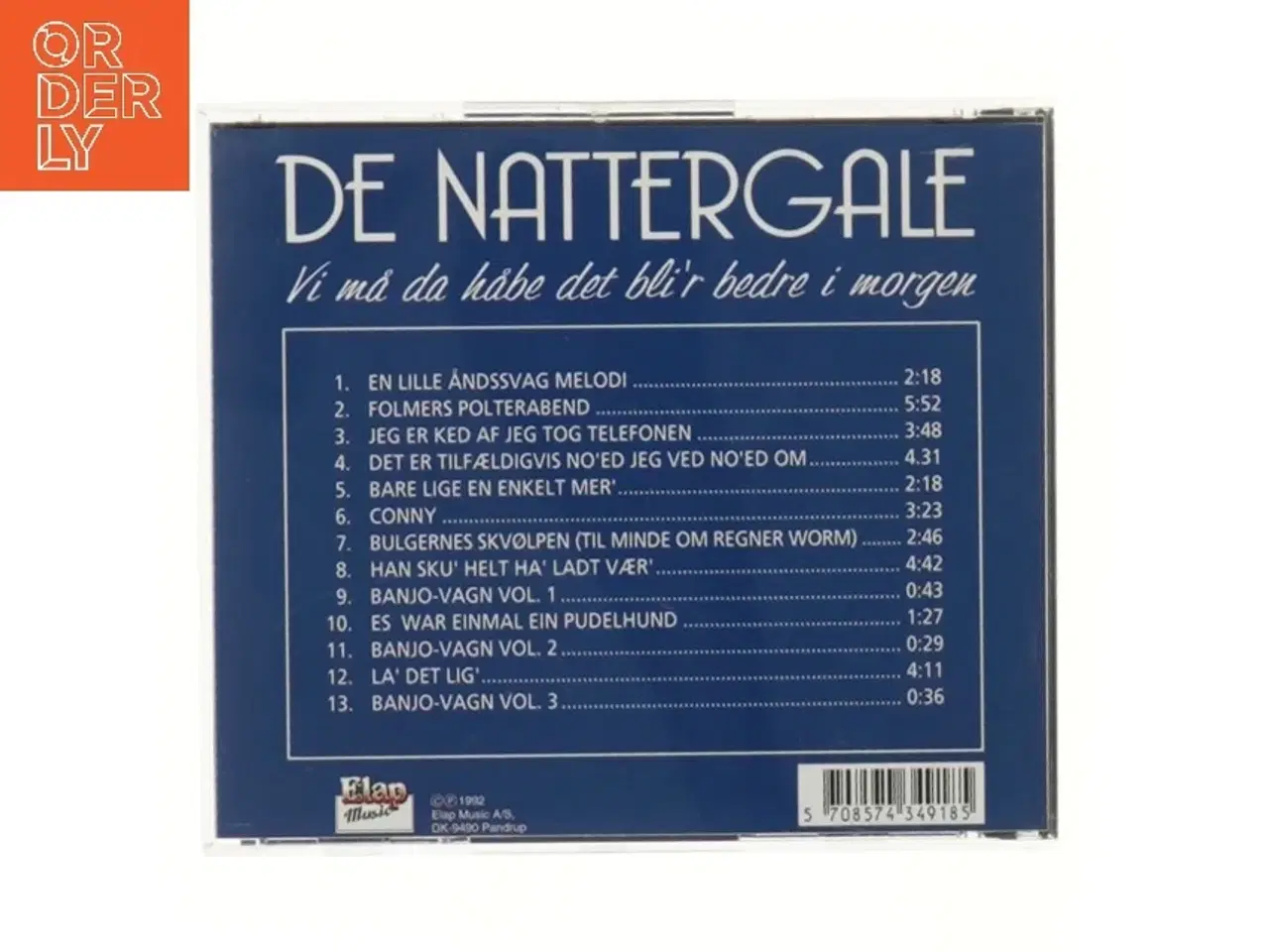 Billede 2 - De Nattergale - Vi må da håbe det bli'r bedre i morgen CD