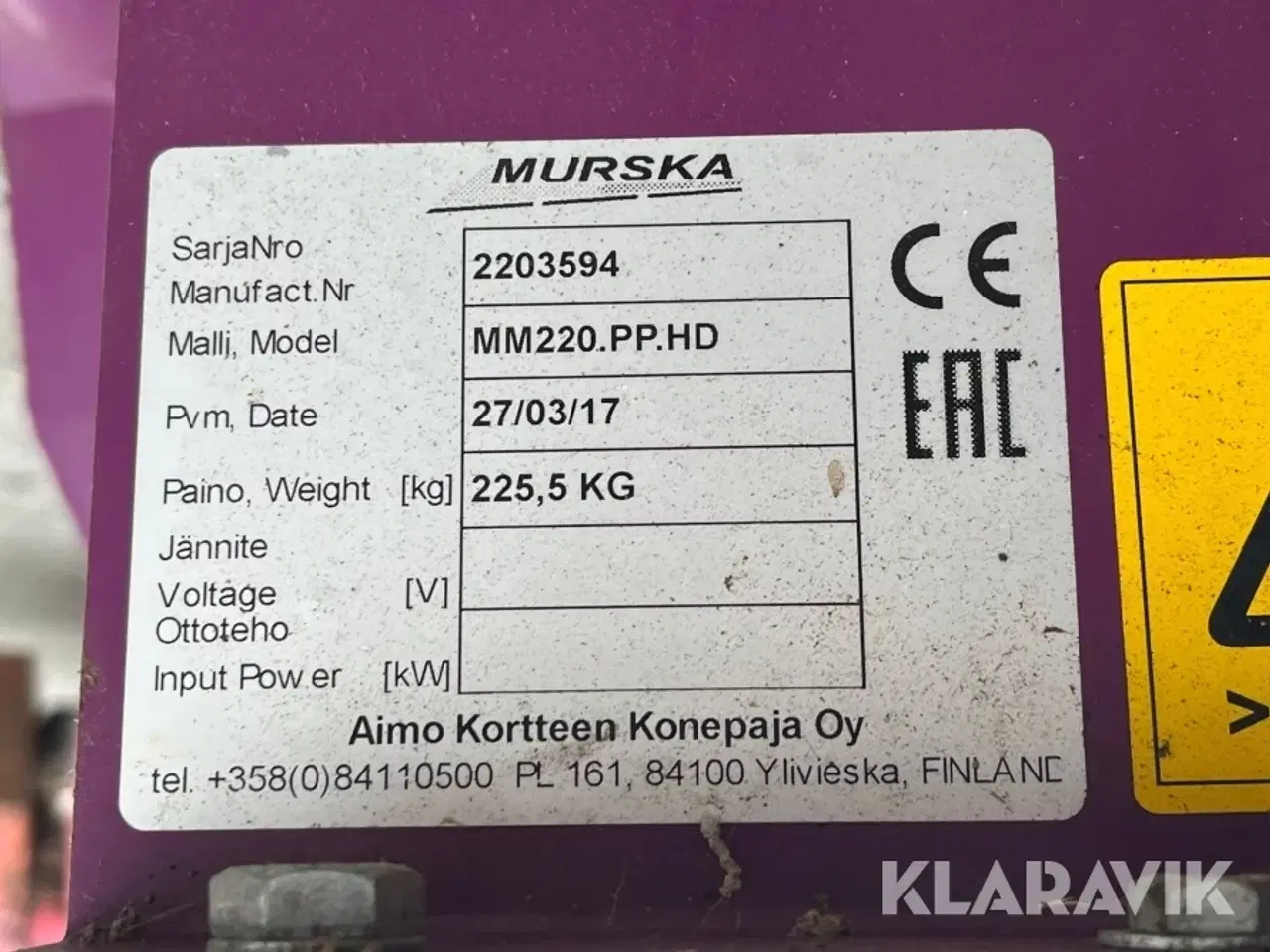 Billede 5 - Valse MURSKA 220 SM HD