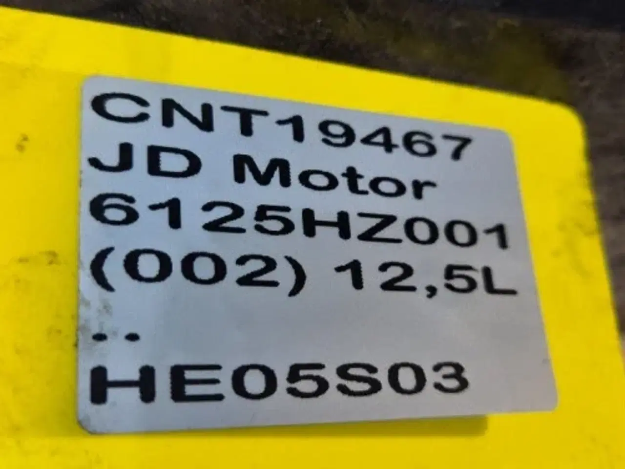 Billede 12 - John Deere 6125HZ001 Plade R250658