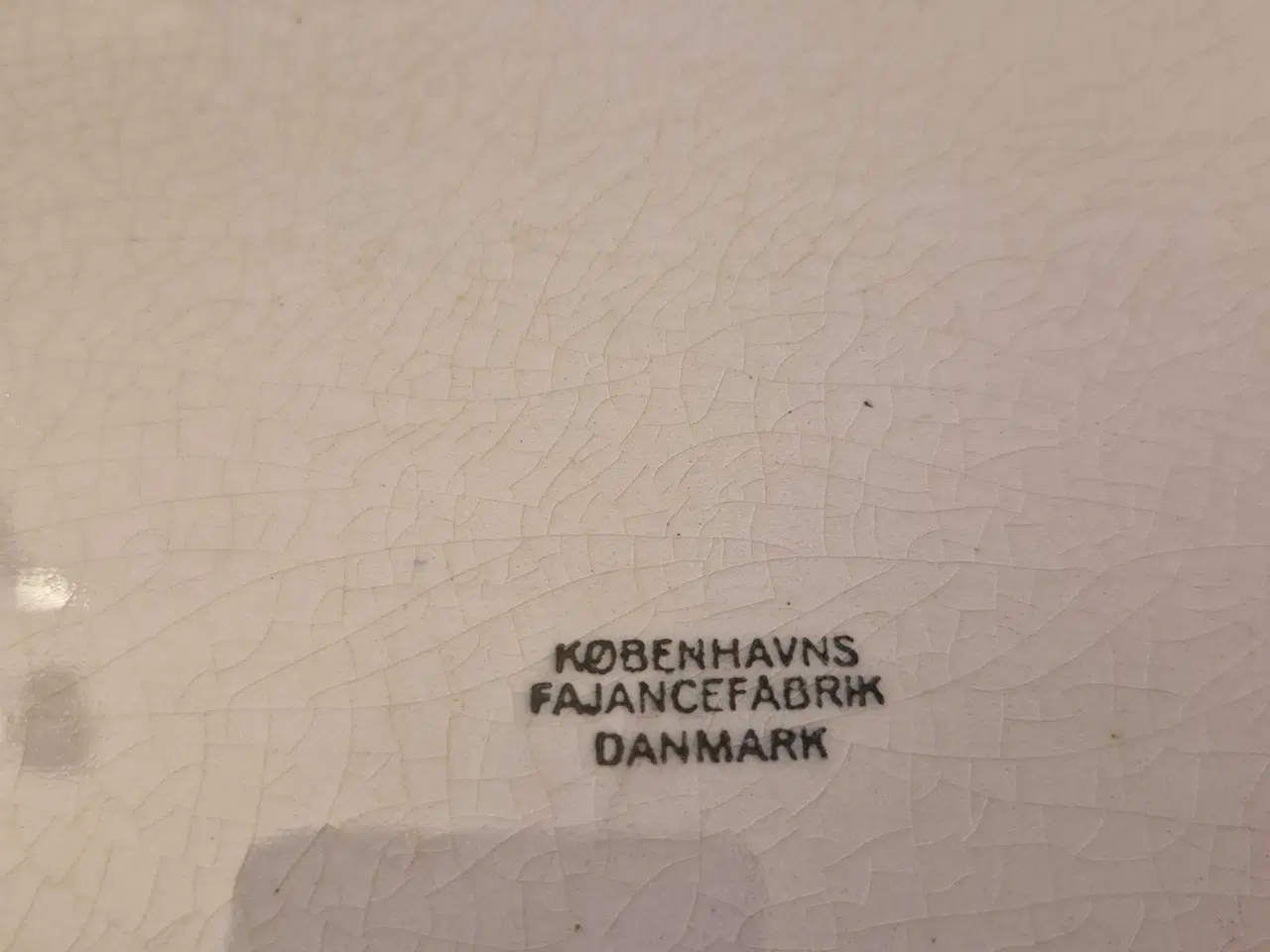 Billede 2 - Fad fra Københavns fajancefabrik