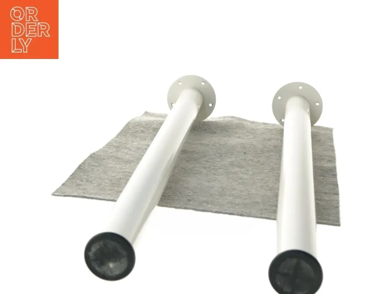 Billede 1 - Adils - Hvide Metal ben fra IKEA (str. Ø 6x70 cm)