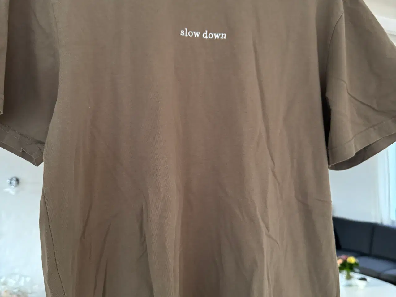 Billede 1 - T-shirts str L Slow Down