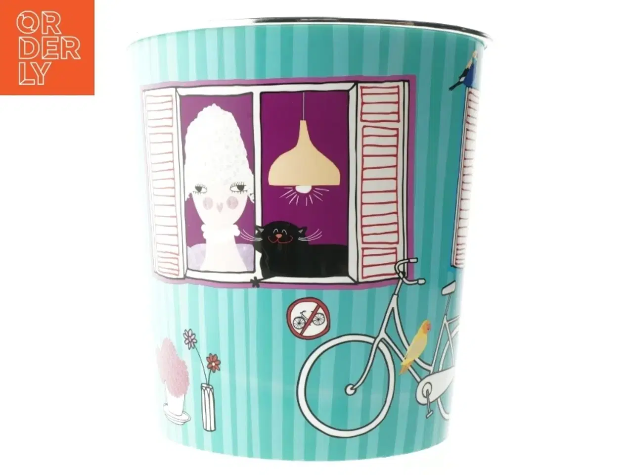 Billede 3 - Sonja fra Saxogade affaldsspand (str. Ø 25 cm længde 26 cm)