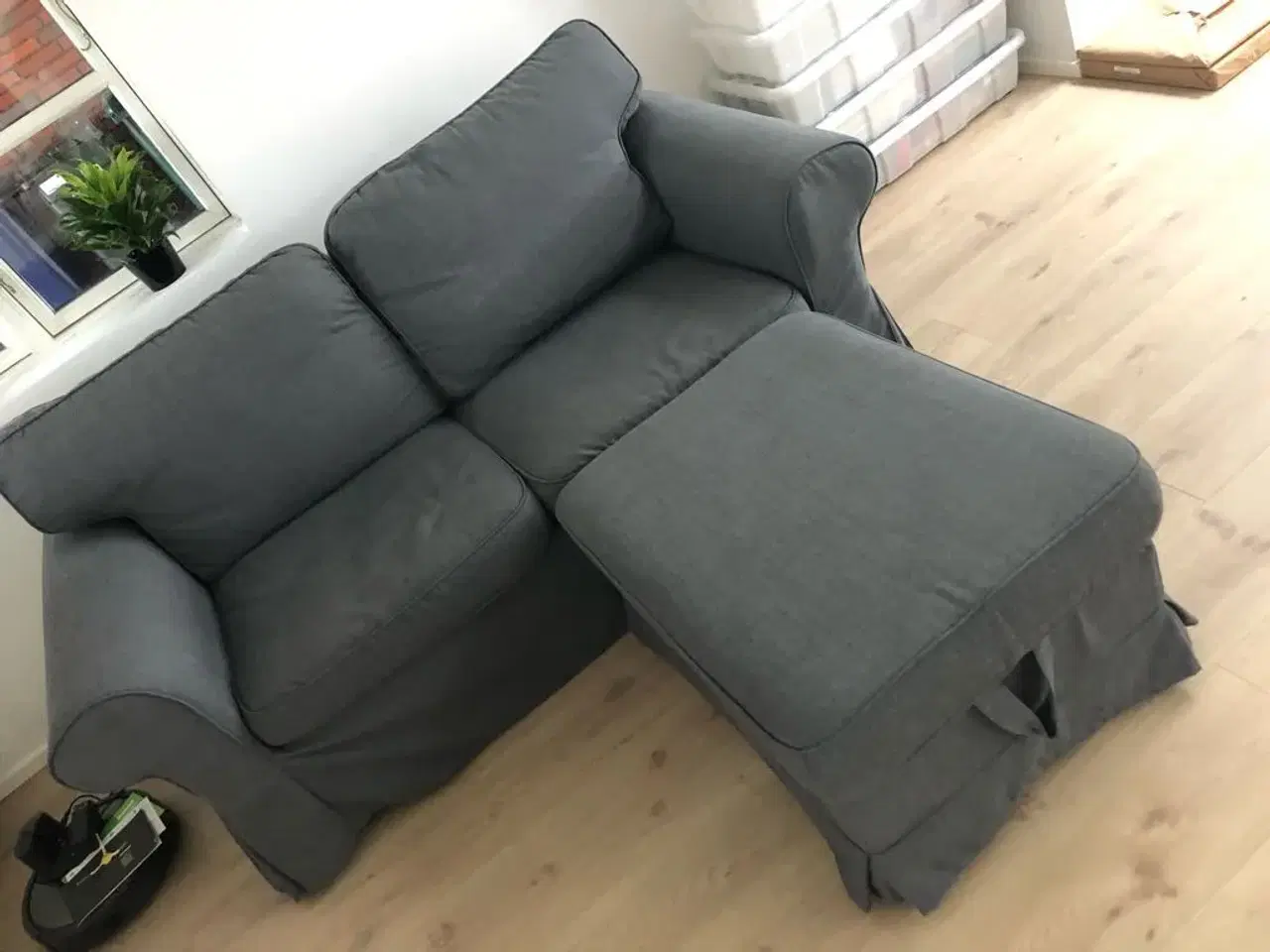 Billede 1 - Ikea sofa med flytbar chaiselong