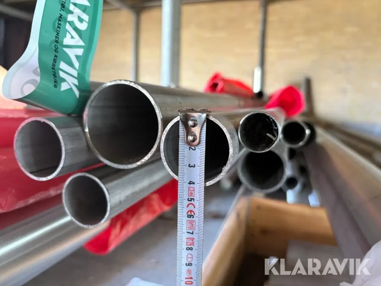 Billede 10 - Rustfristål rør 304/316 + akselstål 18 styk
