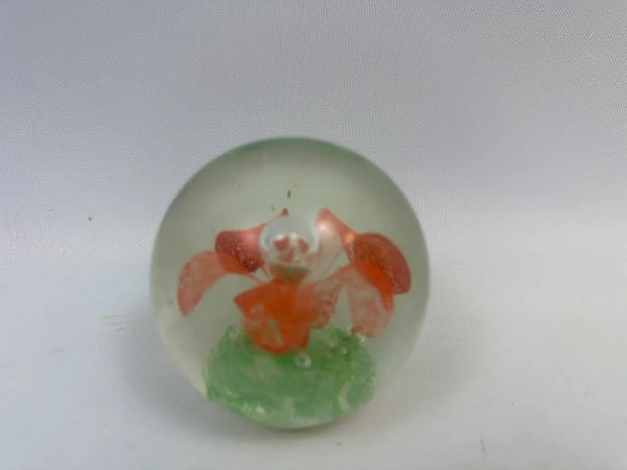 Billede 9 - Ældre brevpresse i glas