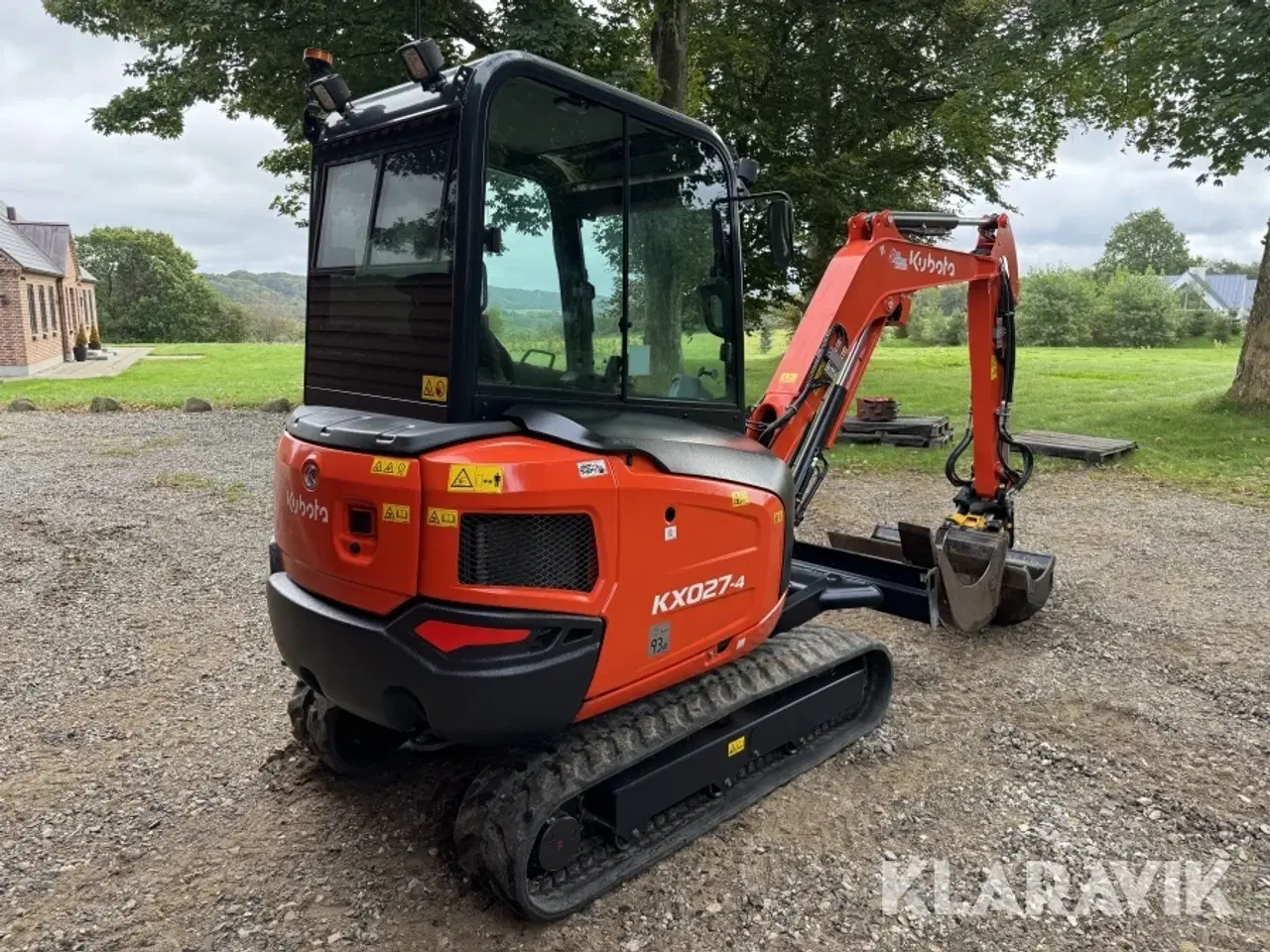 Billede 5 - Minigraver Kubota KX027-4 med rotortilt