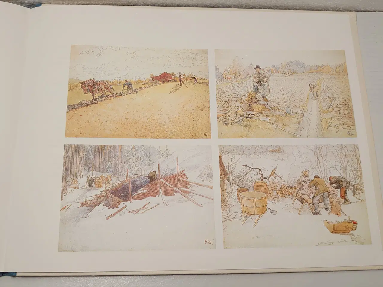 Billede 5 - Carl Larsson: En gård. Tekst L. Rudström. 1976