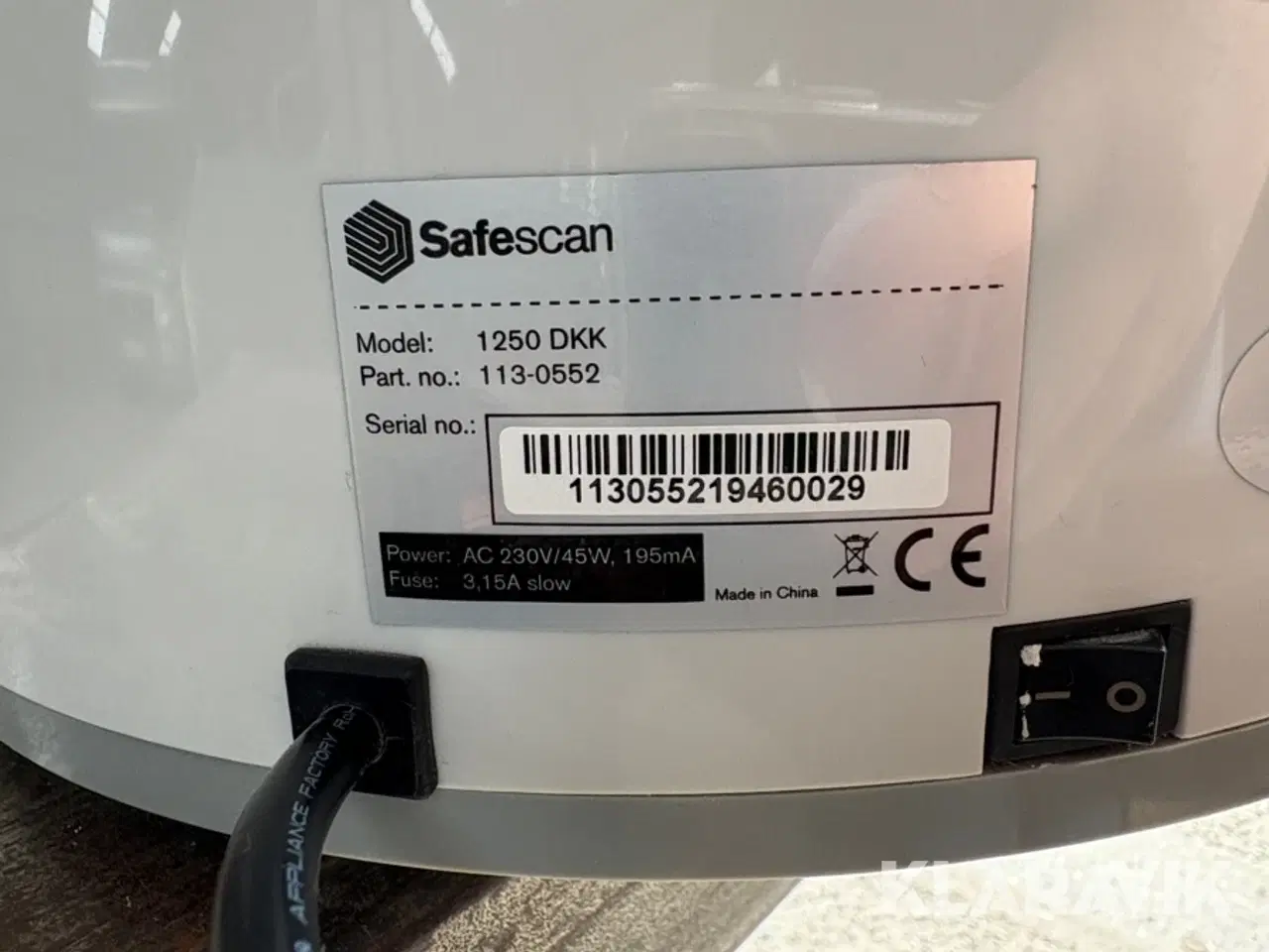 Billede 5 - Mønttæller Safescan 1250 DKK