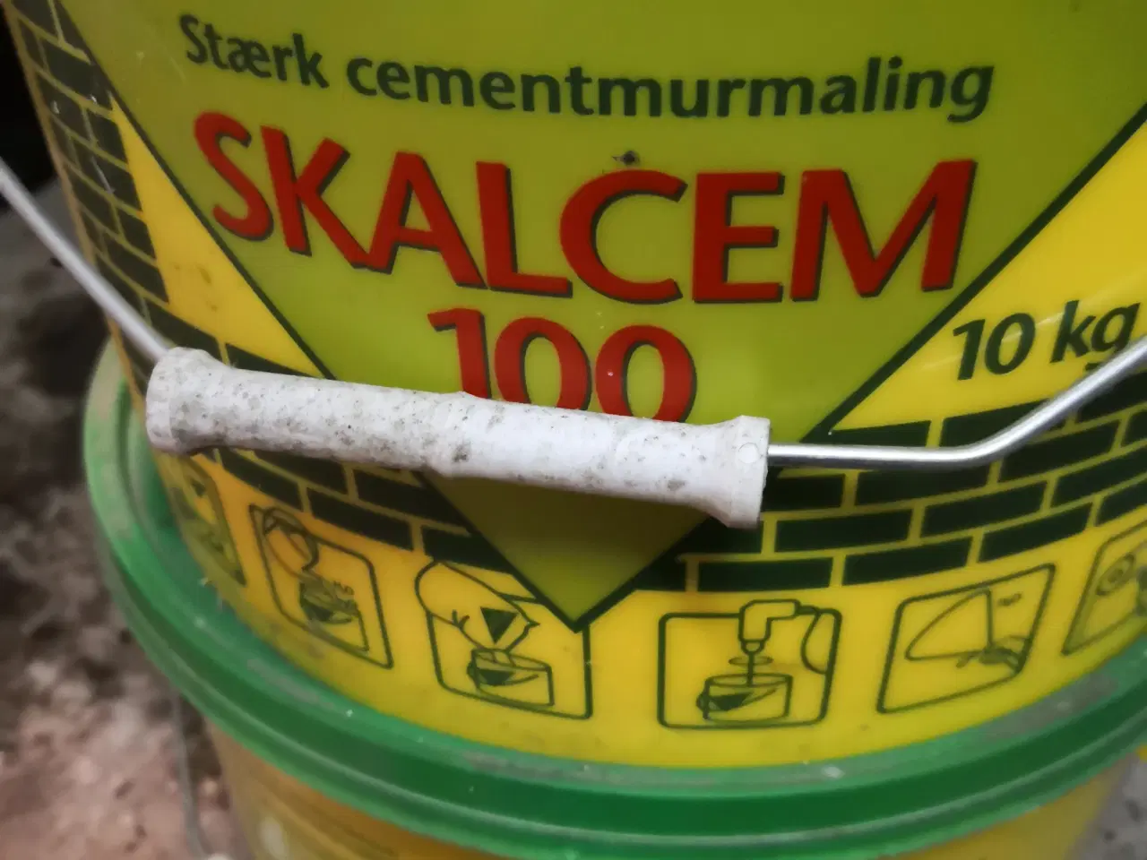 Billede 1 - Cementmaling skalcem 100 Hvid. 