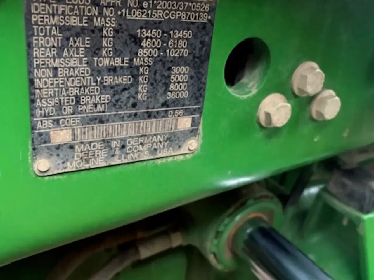 Billede 7 - John Deere 6215R AUTOPOWER, GPS KLAR, FRONTLIFT, VALGFRIT TRÆK