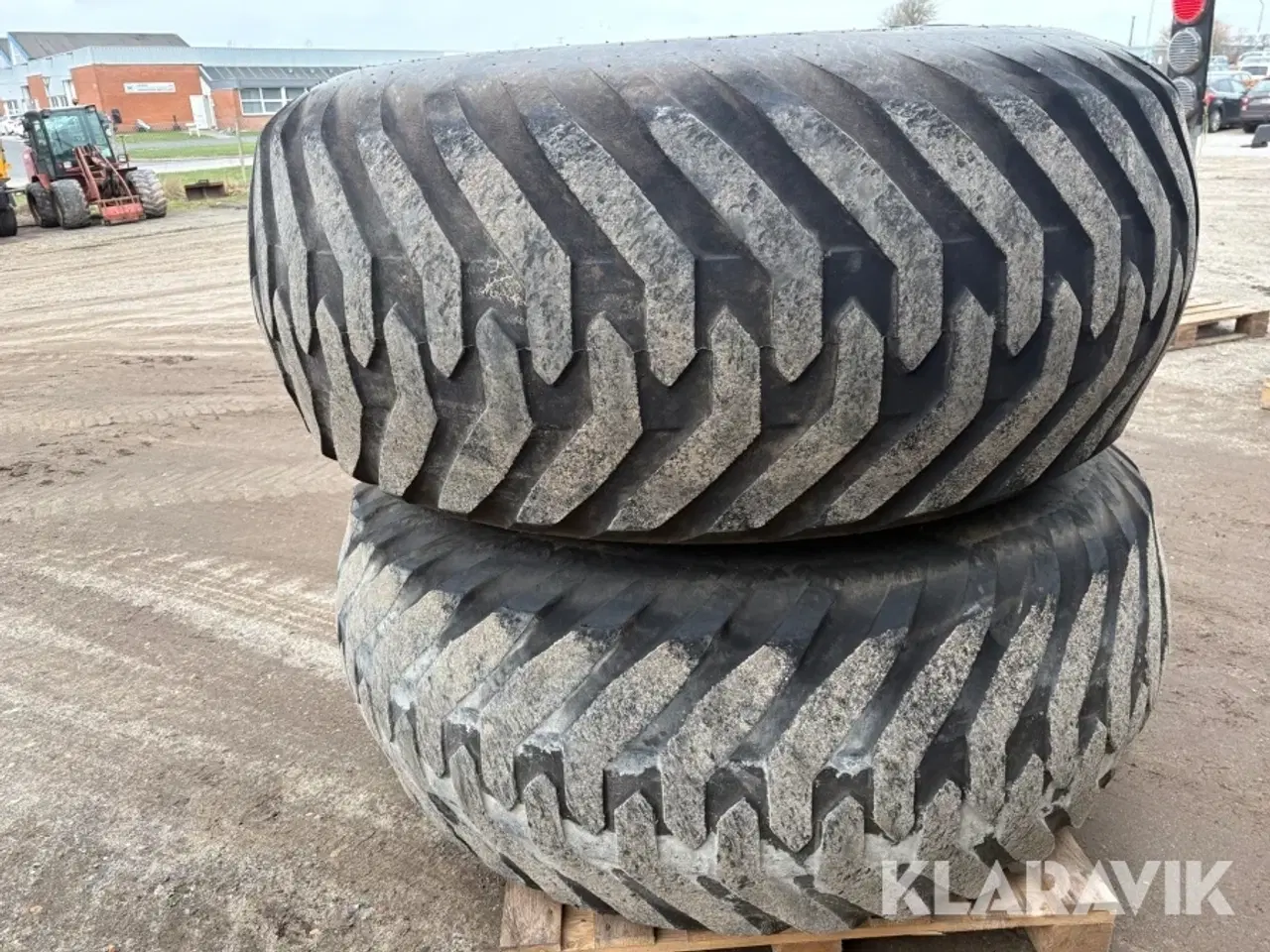 Billede 2 - Dæk med fælge Trelleborg Twin 404 græs 2 styk