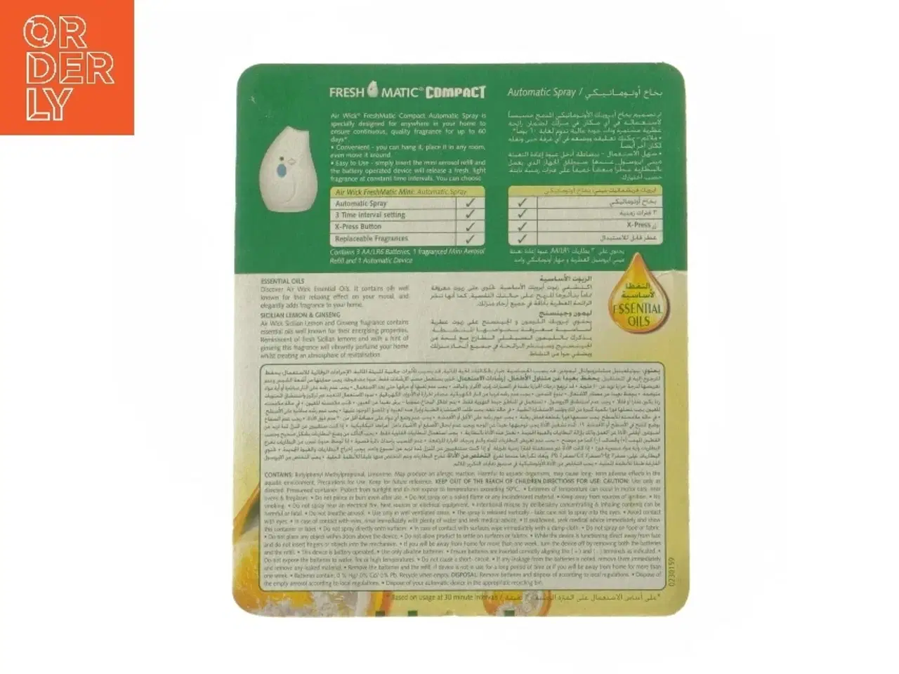 Billede 3 - Air Wick FreshMatic Compact Automatisk Spray fra Air Wick (str. 24 ml )